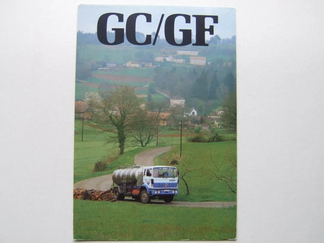 Catalogue, brochure, camion, truck, Renault Saviem GC GF, 1980