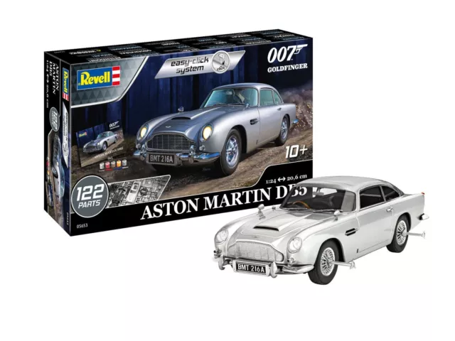 Revell Ensemble Cadeau 1:24 Maquette Kit James Bond Aston Martin DB5 RV05653