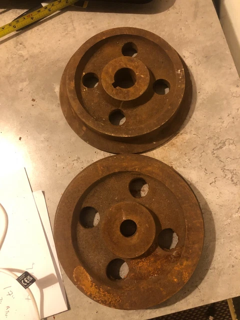 Live Steam Railway Train Wheels X2 6 1/2 Inches