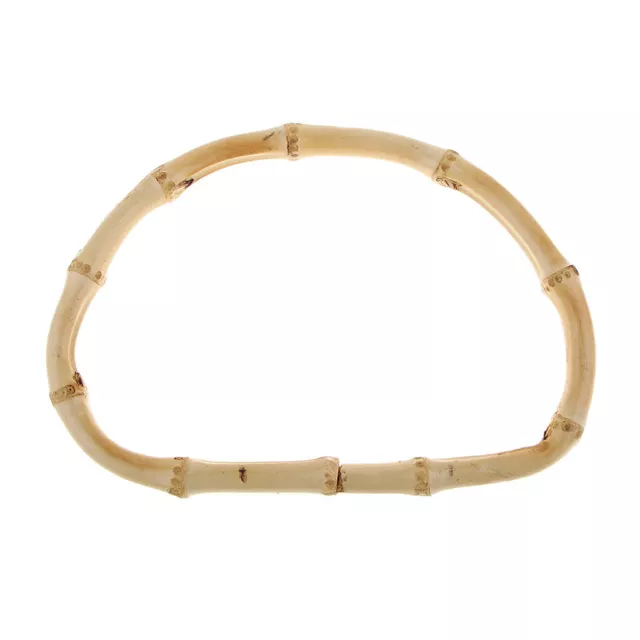 15cm Oval Bamboo Bag Handle for Handcrafted Handbag DIY Bags Sewing Craft
