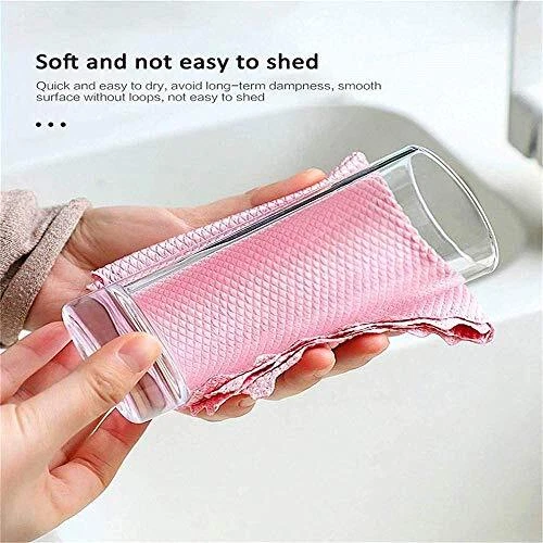LELEBEAR 10 Pack Nanoscale Cleaning Cloth, Streak-Free Miracle Cleaning... 6