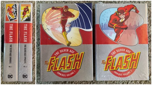 Silver Age Flash Omnibus HC Set Vol 1 2 - DC Comics JLA Showcase 4 105 123 163