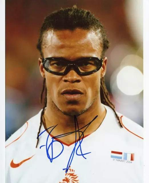 AUTOGRAPHE SUR PHOTO 20 x 25 de Edgar DAVIDS (signed in person)