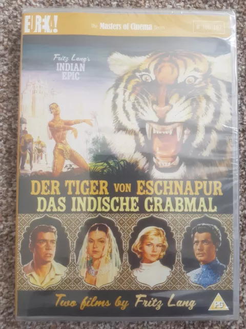 Der Tiger Von Eschnapur/Das Indische Grabmal - r2 dvd - new and sealed, Eureka