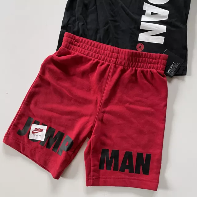 Nike Air Jordan Jumpman Set T-Shirt Shorts Tee and Short Boys Kids Kinder Set 3