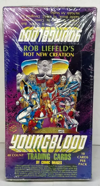 Rob Liefeld's Youngblood Trading Card Box 48 Packs Comic Images 1992