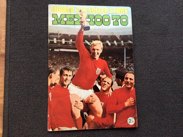 World Cup Mexico 1970 Vintage  Sticker Book
