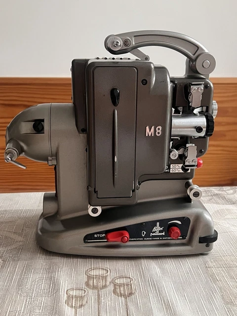 Antigo Projetor Paillard Bolex 18-5 Super Com Manual E Bolsa Original - Império dos Antigos