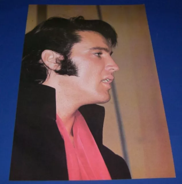 1977 Elvis Vintage Presley Poster 17X11" *Must-See Sideburns* Free S&H