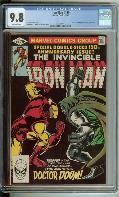 Iron Man #150 CGC 9.8 Marvel Comic 1981 Doctor Doom and Morgan Le Fay