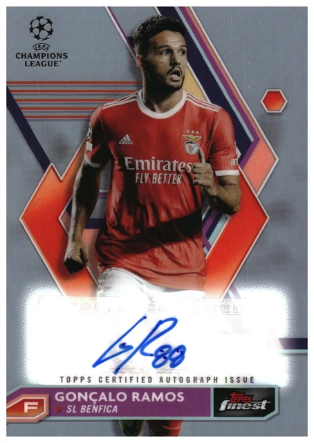 Carte Topps UCC 2023 – Gonçalo Ramos Auto /100 – Benfica – Insert 1959 #59-33