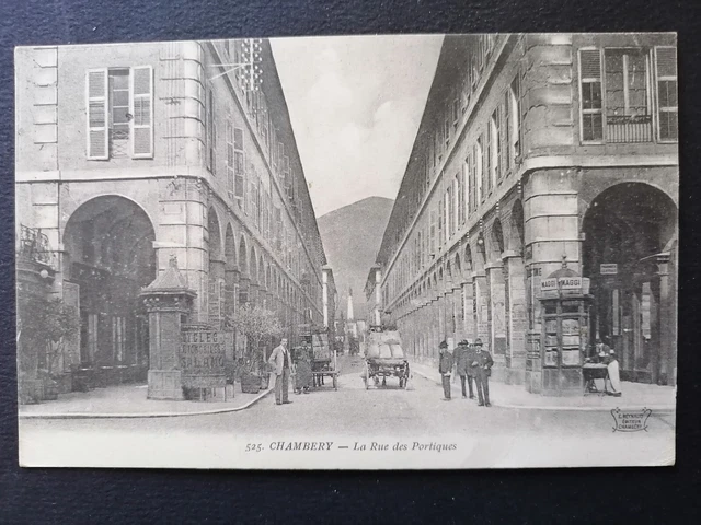 CPA Ancienne Chambéry – Rue Du Lycée (Savoie, Années 1900)