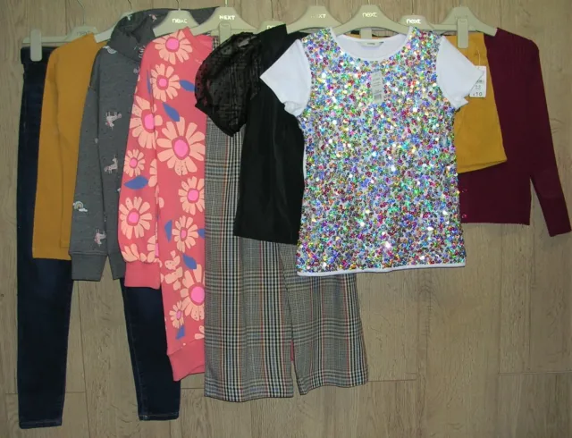 NEXT ZARA RIVER ISLAND etc Girls Bundle Tops Skirt Jeans Dress Age 8-9 134cm