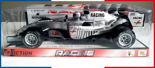 Voiture De Course JOUSTRA AN 70 F1A - Réf 2180 - Friction - Tôle - Stock D'époque