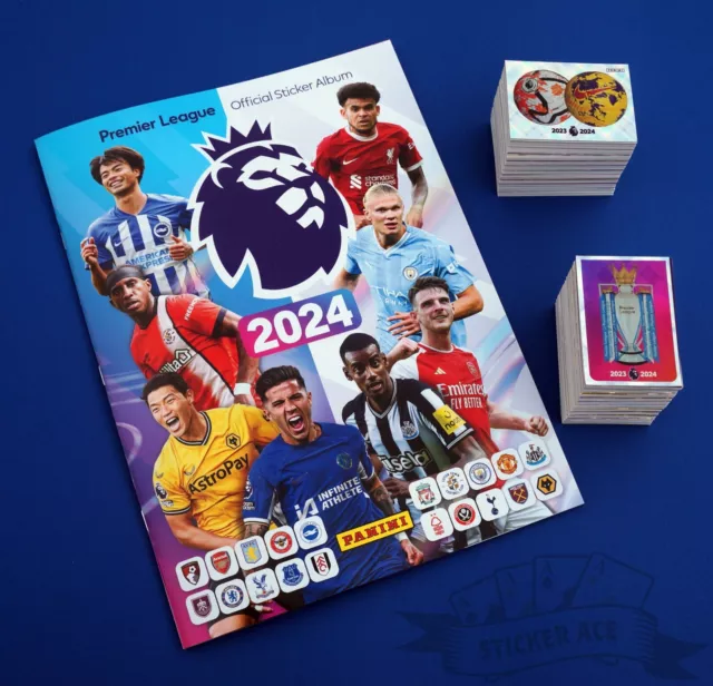 PANINI PREMIER LEAGUE 2024, complete loose stickers set + empty album