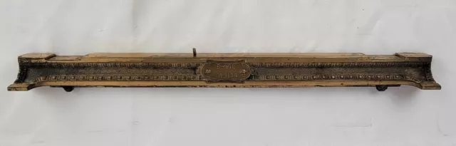 Antique National Cash Register Front Trim NCR Model 356-G c1911 Solid Brass C55