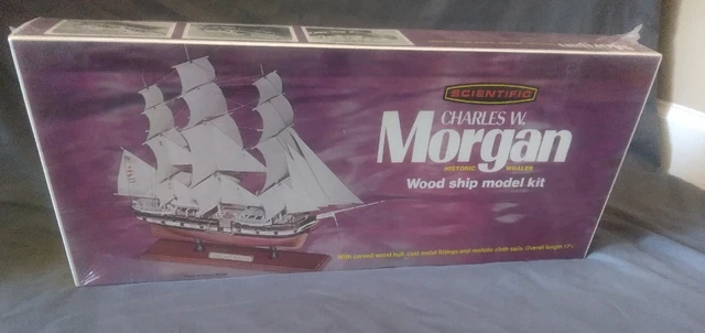 Vintage Scientific Charles W. Morgan Wood  Ship Model Kit Facotry Sealed #183
