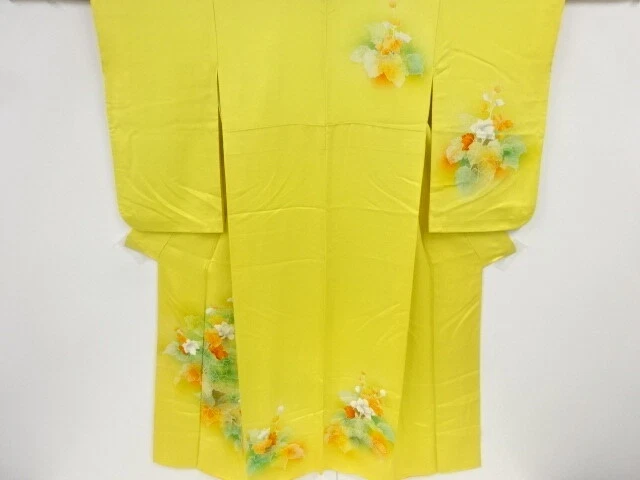 40258# Japanese Kimono / Antique Kimono / Floral Plants