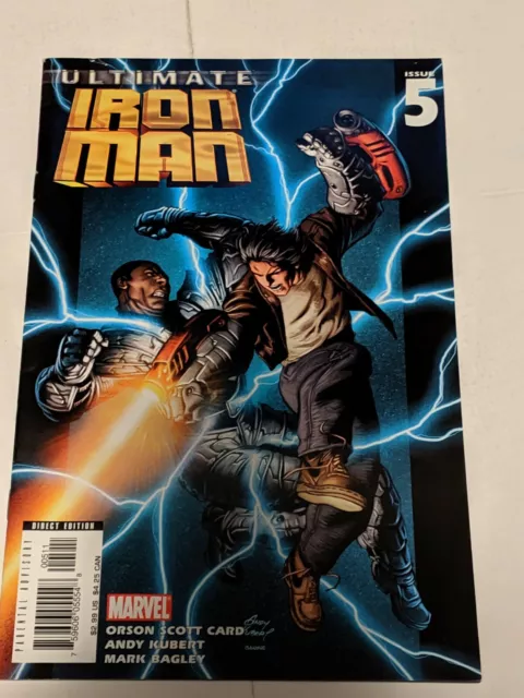 Ultimate Iron Man #5 February 2006 Marvel Comics Orson Scott Card Kubert Bagley