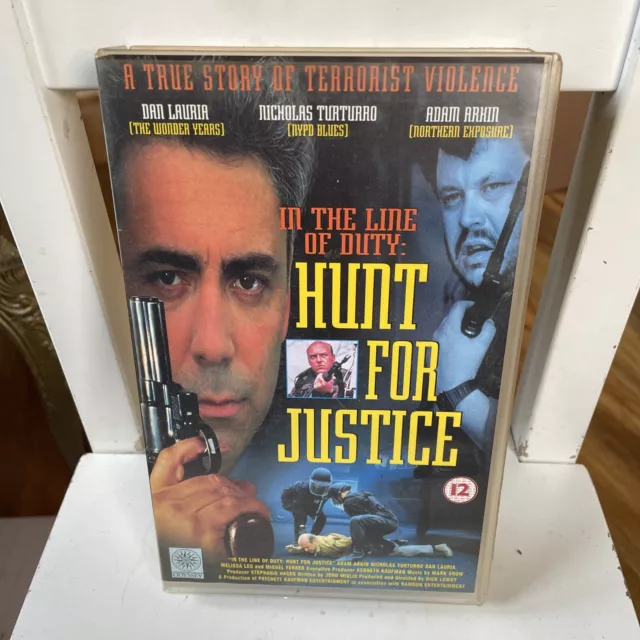 In The Line Of Duty - Hunt For Justice (VHS/SH, 1996) Big Box Ex Rental VHS Tape