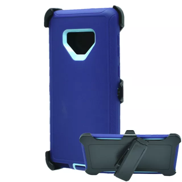 For Samsung Galaxy Note 9 Shockproof Defender Case Cover with Belt Clip