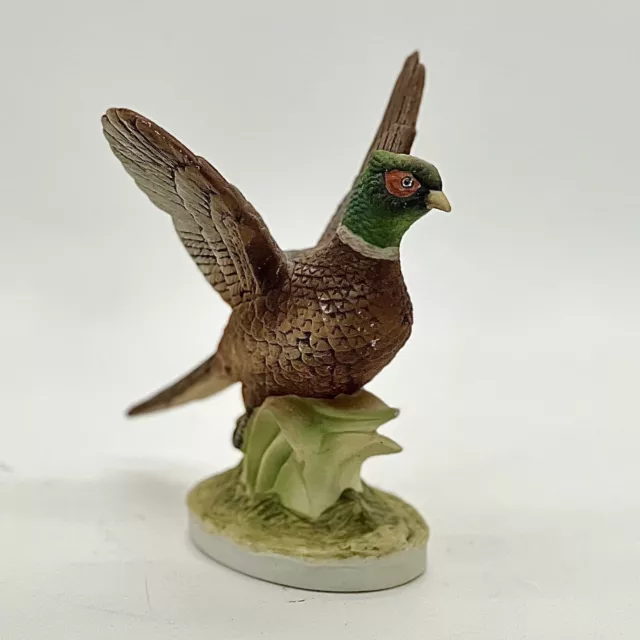 Vintage Lefton Porcelain Ring Neck Pheasant Figurine