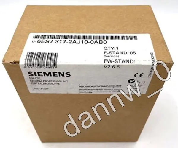 New In Box Siemens 6ES7 317-2AJ10-0AB0 6ES7317-2AJ10-0AB0 PLC Module/1