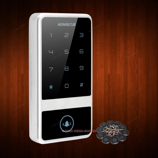 Waterproof Touch Keypad 125Khz RFID Proximity Reader Access Control+10* Keyfobs