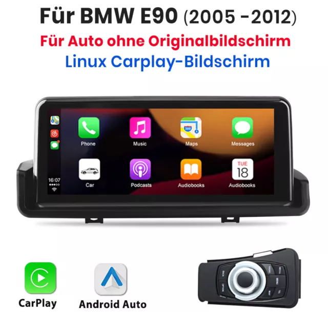 Für BMW E90 E91 E92 2005-2012 CarPlay Android auto Autoradio GPS Navi WIFI Linux