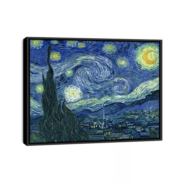 Vincent Van Gogh Starry Night Ballance Abstract Painting Framed Oil Canvas Print