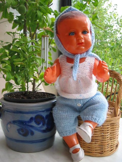 Poupée Ancienne Bébé Joli Le Minor - Costume Breton - Celluloïd SNF Jacky Années 1950