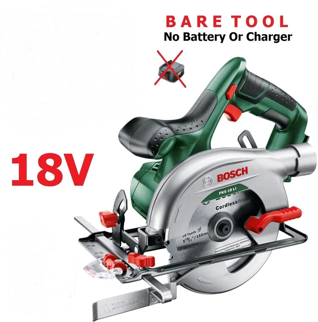 nuovo STRUMENTO NUDO - Bosch PKS18Li - Seghetto circolare 18V - 06033B1300 3165140743266 ZTB
