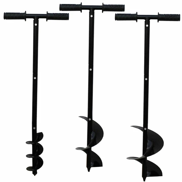 MANUAL HAND EARTH Auger Fence Post Drill Soil Digger Hole Borer Digger ...