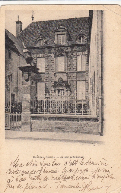 CHATEAU-CHINON caisse d'épargne timbrée