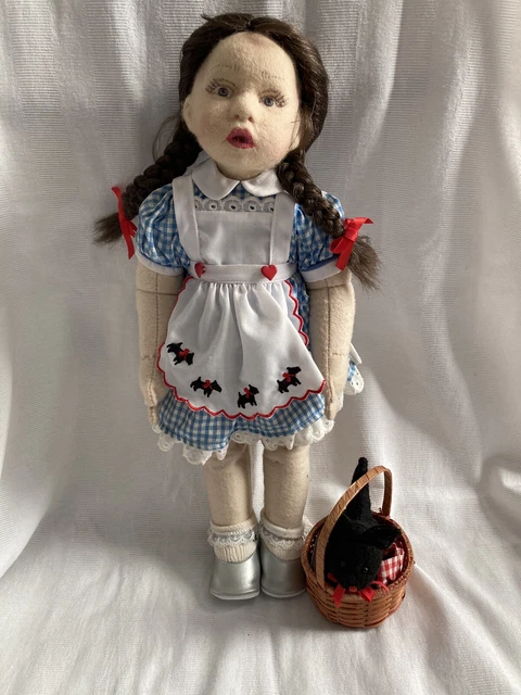 Wizard Of Oz Ashton Drake Felted Felt Dorothy Toto Felt Doll Titus Tomescu