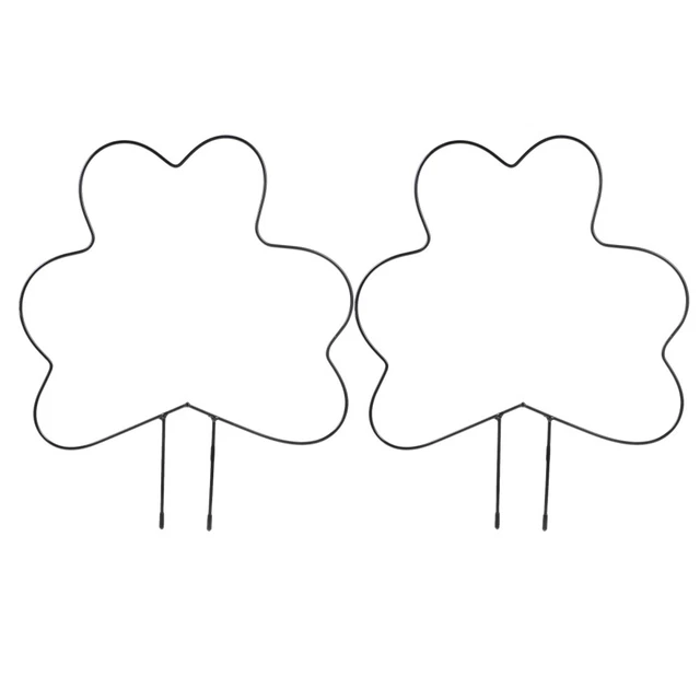 2 Pcs Racks Outdoor-Anlage Stehen Klettern Stehen Faltbare Spalier
