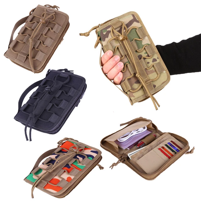 Tactical Wallet Card Bag Waterproof Card Key Holder Coin Purse Money Pouch Pack