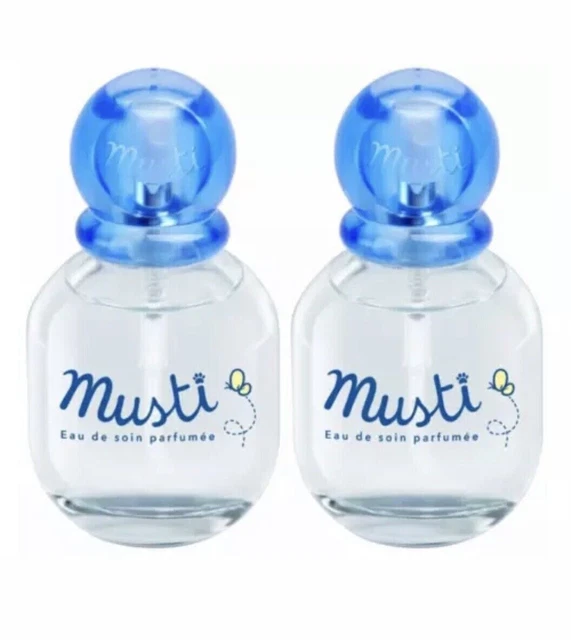 Confezione 2x Mustela Musti Eau de Soin 1.69 oz 50 ml. Nuovo di zecca. 100%...