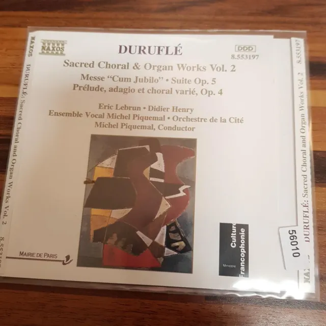 LEBRUN / HENRY: Durufle Sacred Choral & Organ 2    > VG+/EX(CD)