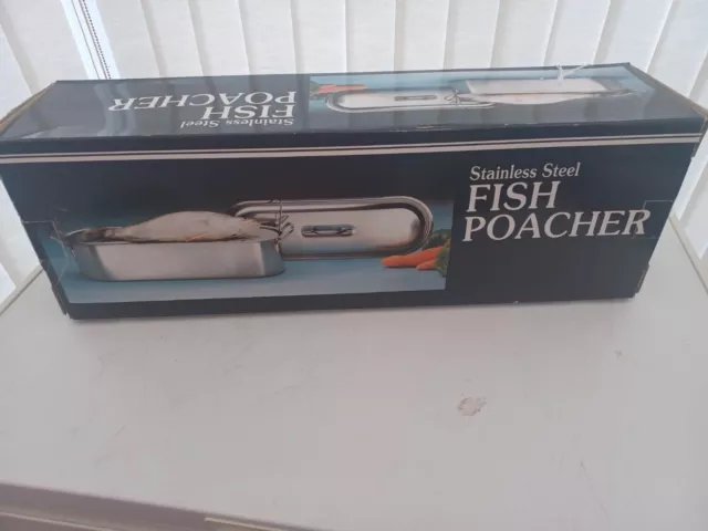 Stainless Steel Fish Poacher BRAND NEW IN BOX