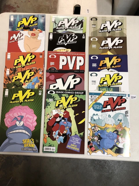 PVP Player Vs Player (2003) #0,1-14 (VF/NM) Complete Starter Set Run Scott Kurtz