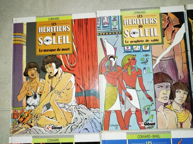 Lot 12 Bd "Les Heritiers Du Soleil"Du Tome 1 A 12.Dont 11 En E.o-Glenat-Convard. 2