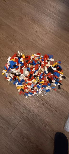 Lego aus den 70igern Konvolut ca. 5,3 kg Steine, Fenster, Bauplatten, u.s.w.