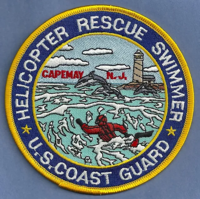 United States Coast Guard Cape May Helicopter Rescue Swimmer Patch