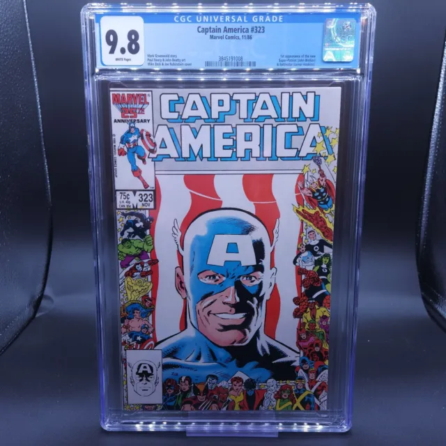 Captain America #323 CGC 9.8 1st Appearance of John Walker (Super-Patriot) MCU