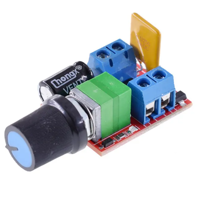 Mini DC 5A Motor PWM Speed Controller 3-35V Speed Control Switch LED Dimmer
