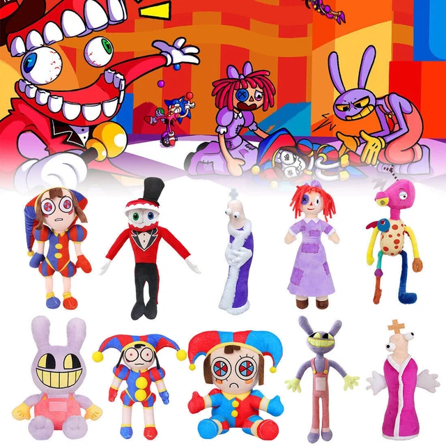 2024 XMAS THE Amazing Digital Circus 25cm Clown Plush Toy Customizable
