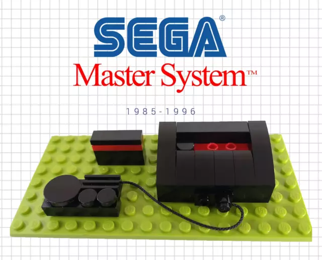 LEGO Mini Sega Master System SMS Console - Custom MOC - Genuine LEGO Bricks