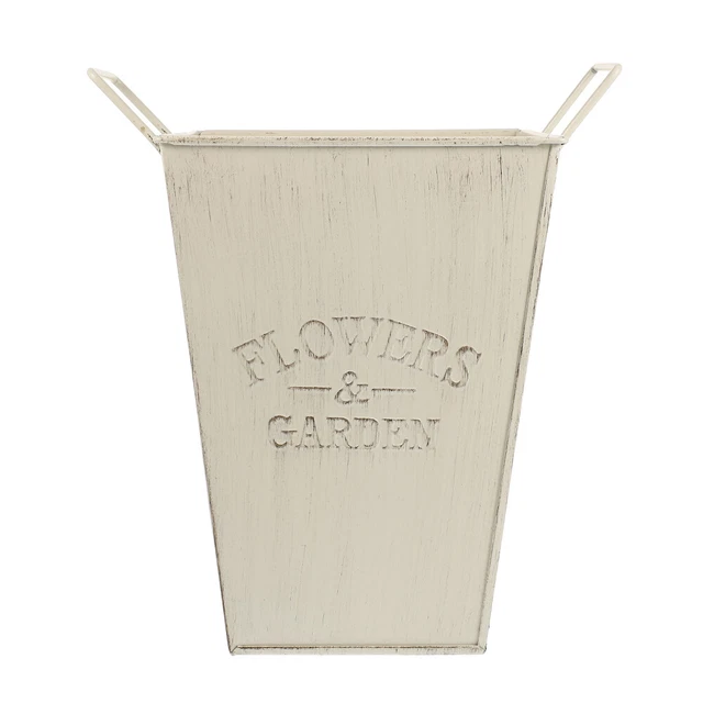 1Pc Eimer Retro Eimer Verzinkt Pflanzer Rustikalen Shabby Chic Vase