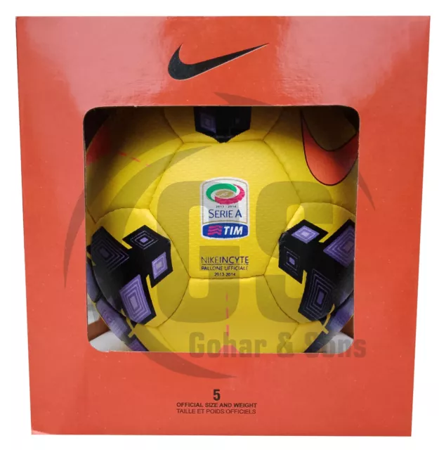 NIKE Incyte Serie A 2013-14 Official Match Ball Size 5 HANDSTICHED BALL Free Box